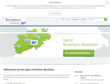 Tablet Screenshot of freiwilligesjahr-nrw.ijgd.de